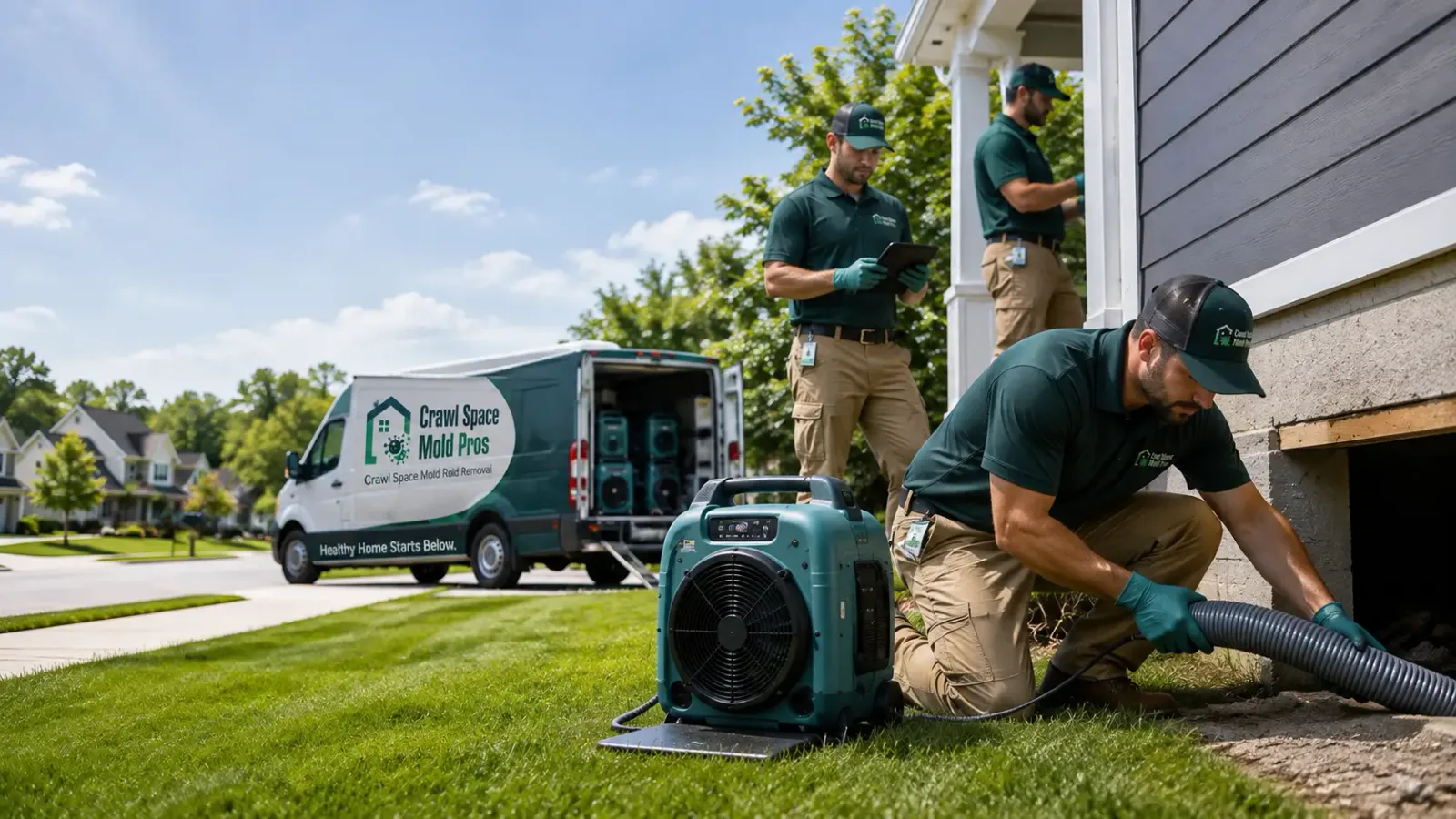 Crawl Space Mold Removal in Fowler, MI